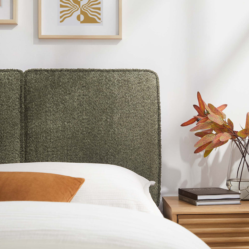 Lindee Boucle Fabric Twin Headboard by Modway