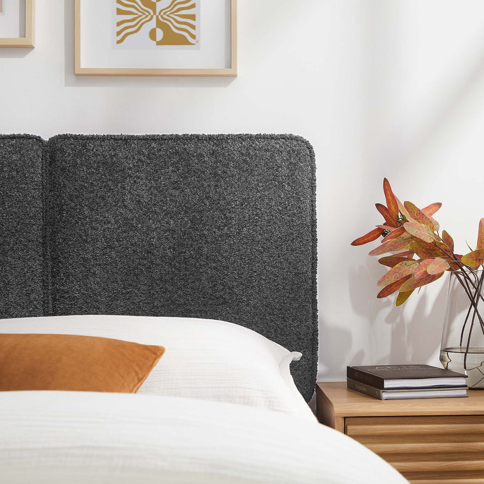 Lindee Boucle Fabric Twin Headboard by Modway