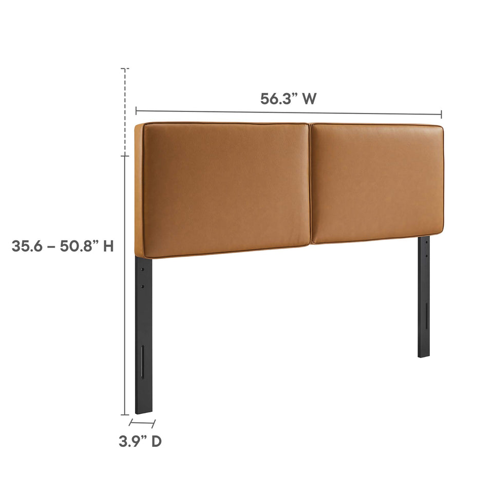 Lindee Vegan Leather Full Headboard by Modway