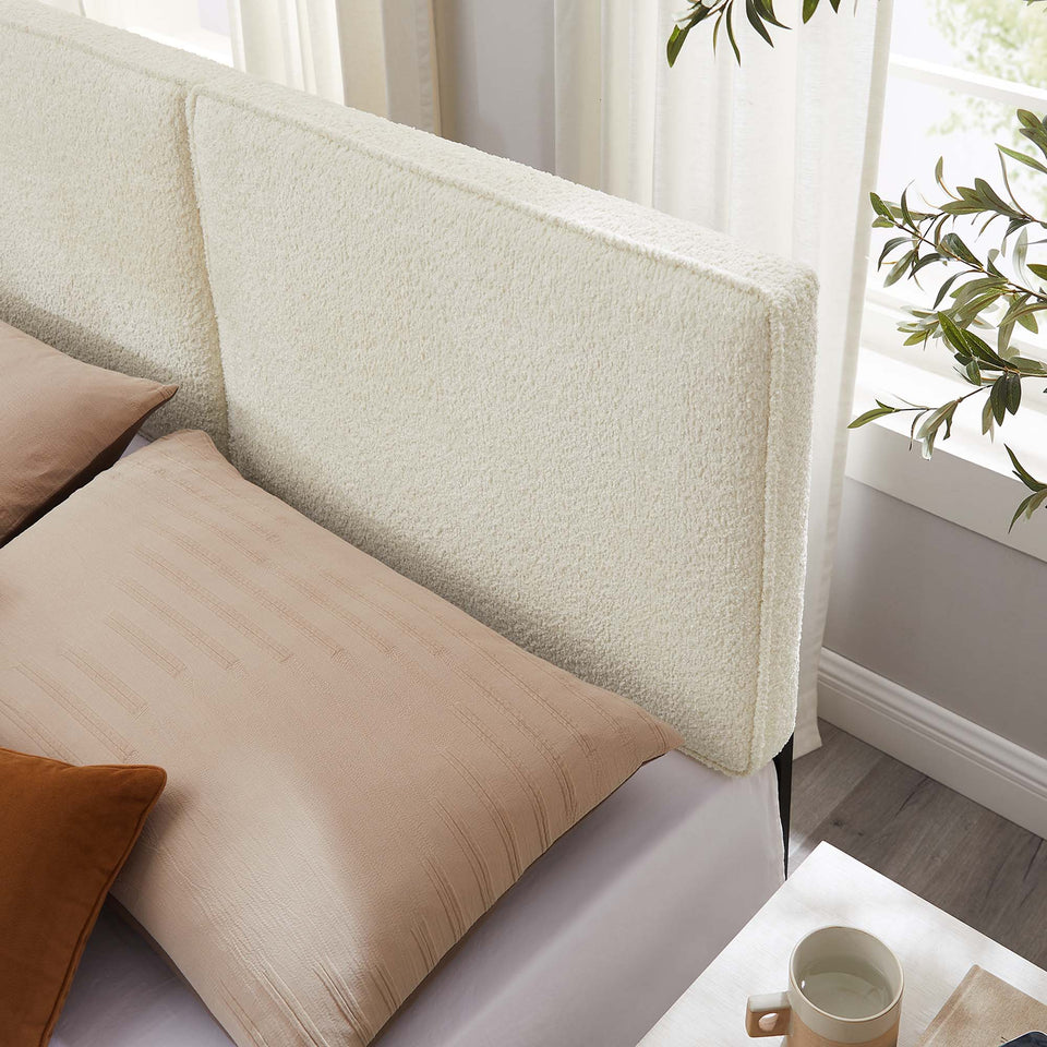 Lindee Boucle Fabric Full Headboard by Modway
