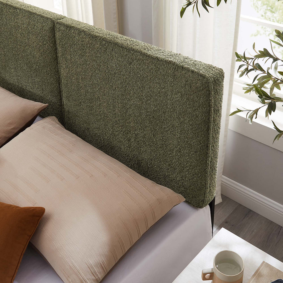 Lindee Boucle Fabric Full Headboard by Modway