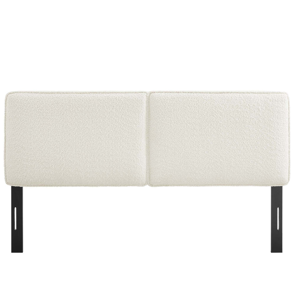 Lindee Boucle Fabric Queen Headboard by Modway