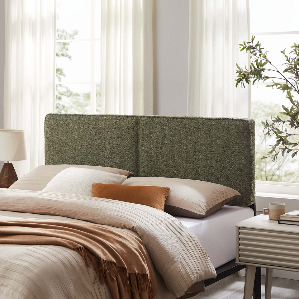 Lindee Boucle Fabric Queen Headboard by Modway