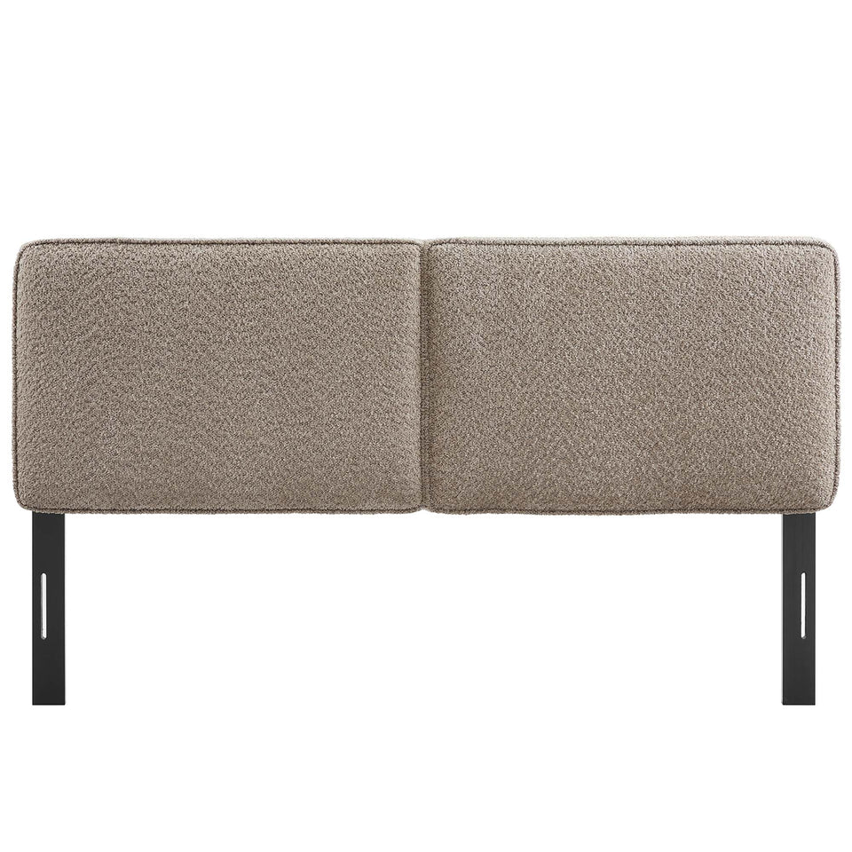 Lindee Boucle Fabric King Headboard by Modway