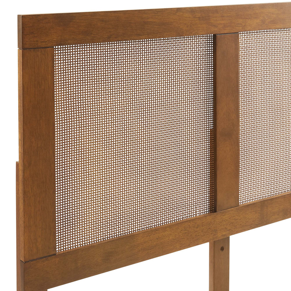 Sirocco Rattan and Wood Twin Platform Bed by Modway
