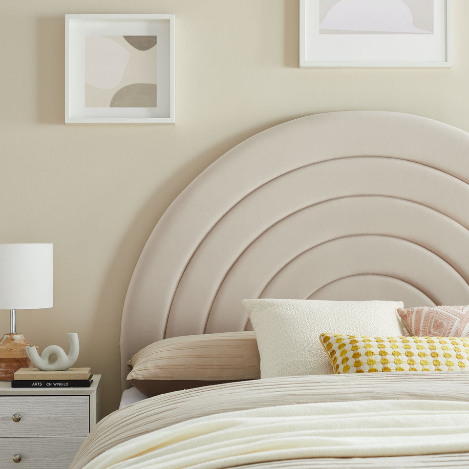 Solana Arched Performance Velvet Queen Headboard by Modway
