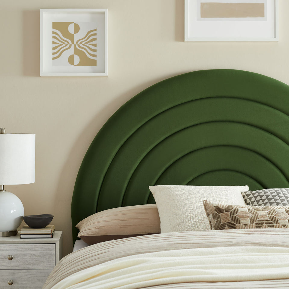 Solana Arched Performance Velvet Queen Headboard by Modway