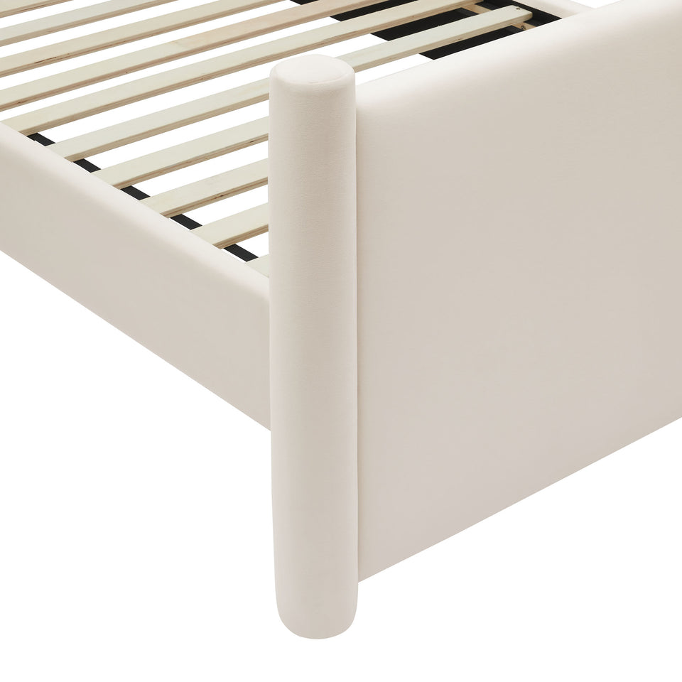 Rael Performance Velvet Full Platform Bed by Modway