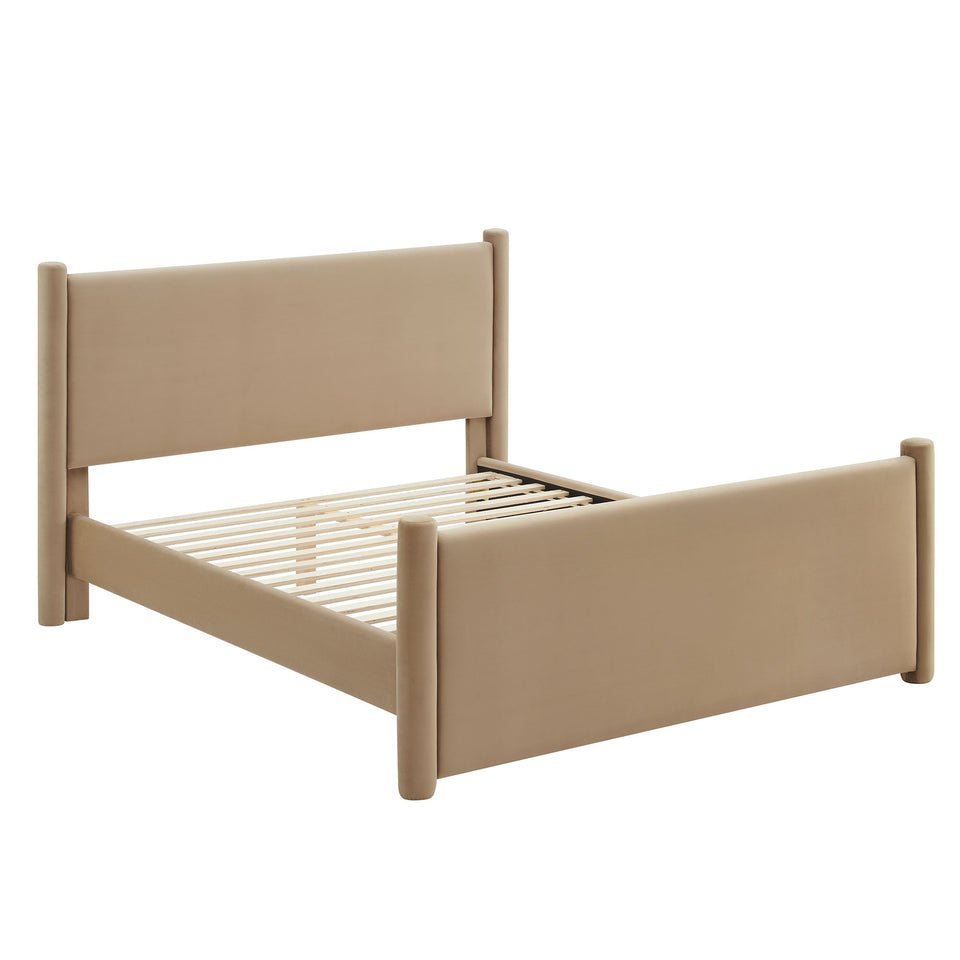 Rael Performance Velvet Full Platform Bed by Modway