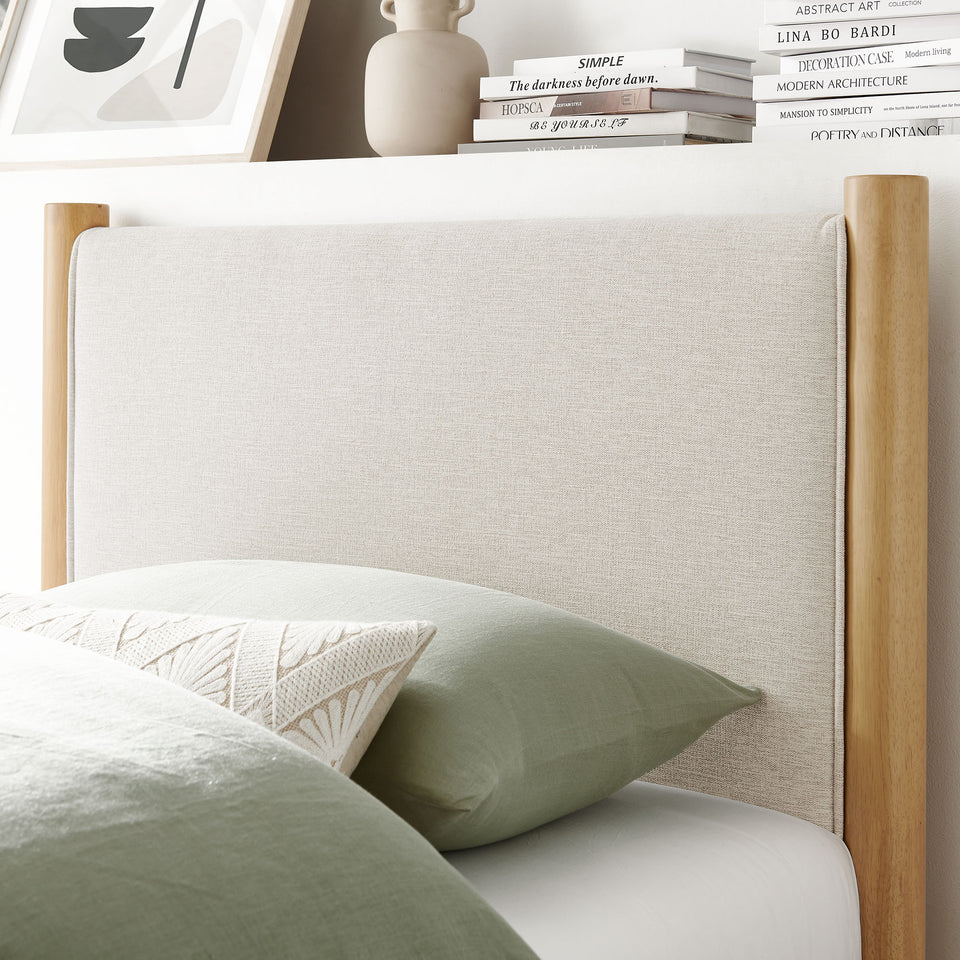 Maven Twin Size Fabric Upholstered Platform Bed by Modway