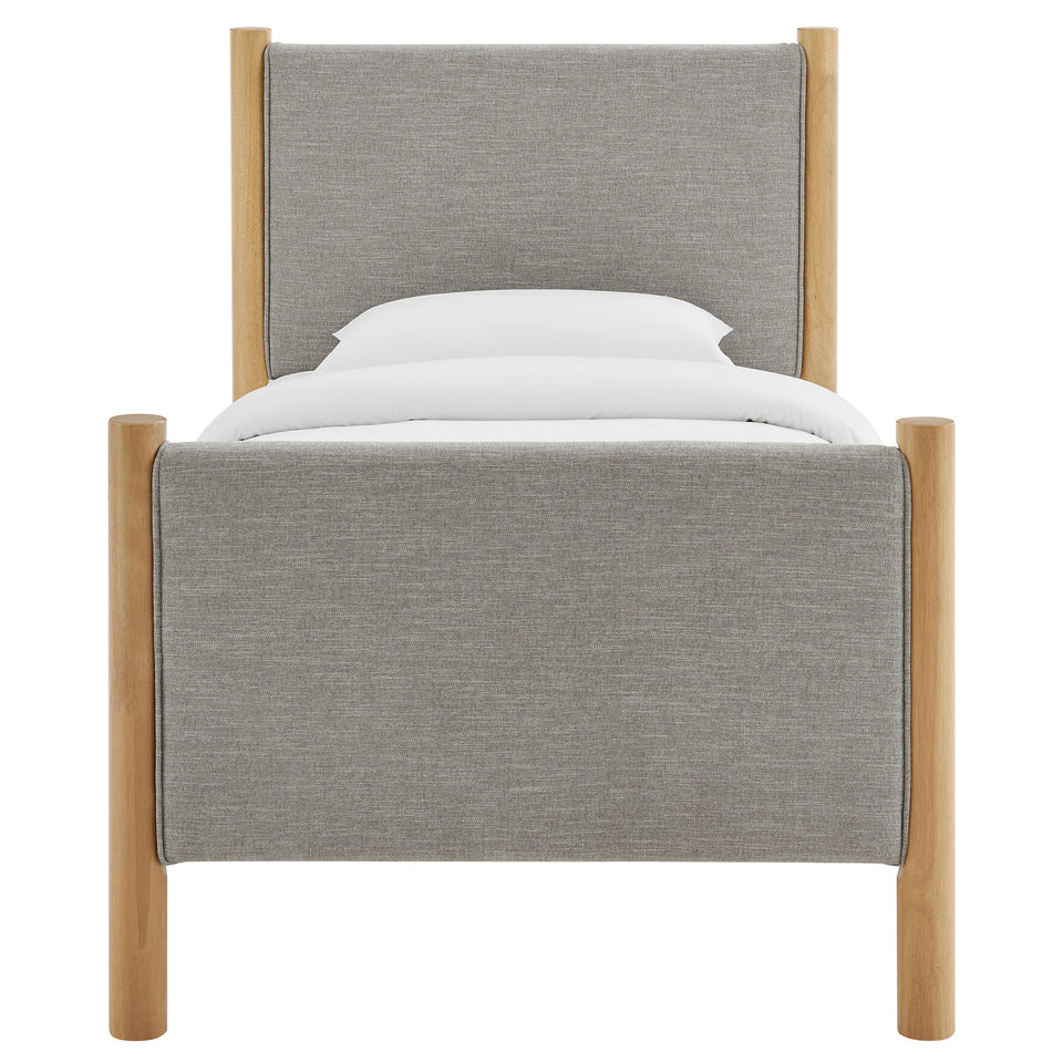 Maven Twin Size Fabric Upholstered Platform Bed by Modway