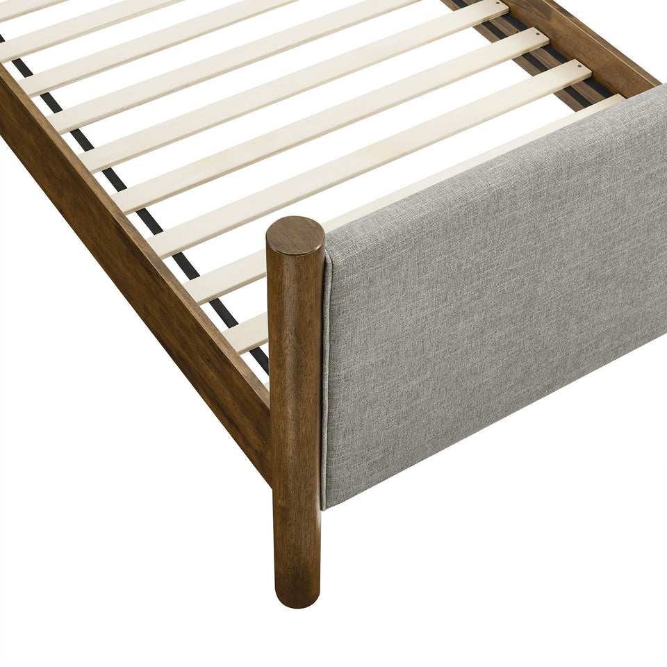 Maven Twin Size Fabric Upholstered Platform Bed by Modway