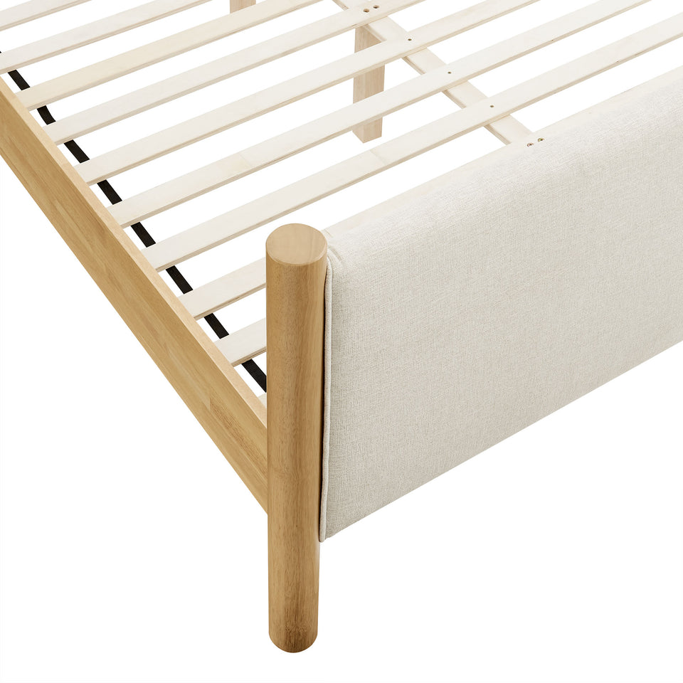 Maven Full Size Fabric Upholstered Platform Bed by Modway