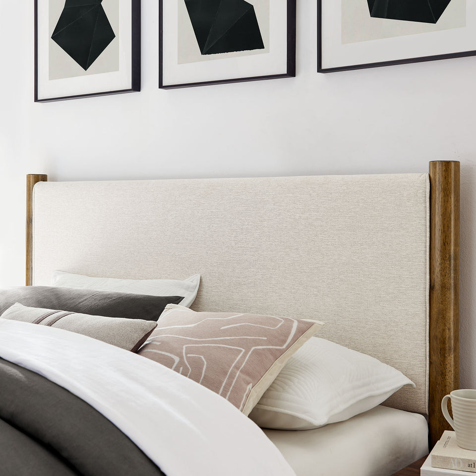 Maven Full Size Fabric Upholstered Platform Bed by Modway