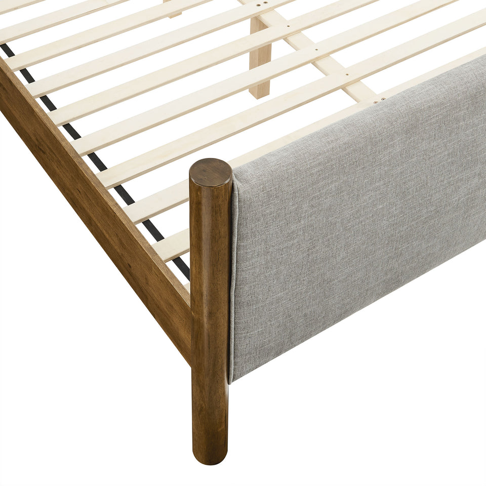 Maven Full Size Fabric Upholstered Platform Bed by Modway