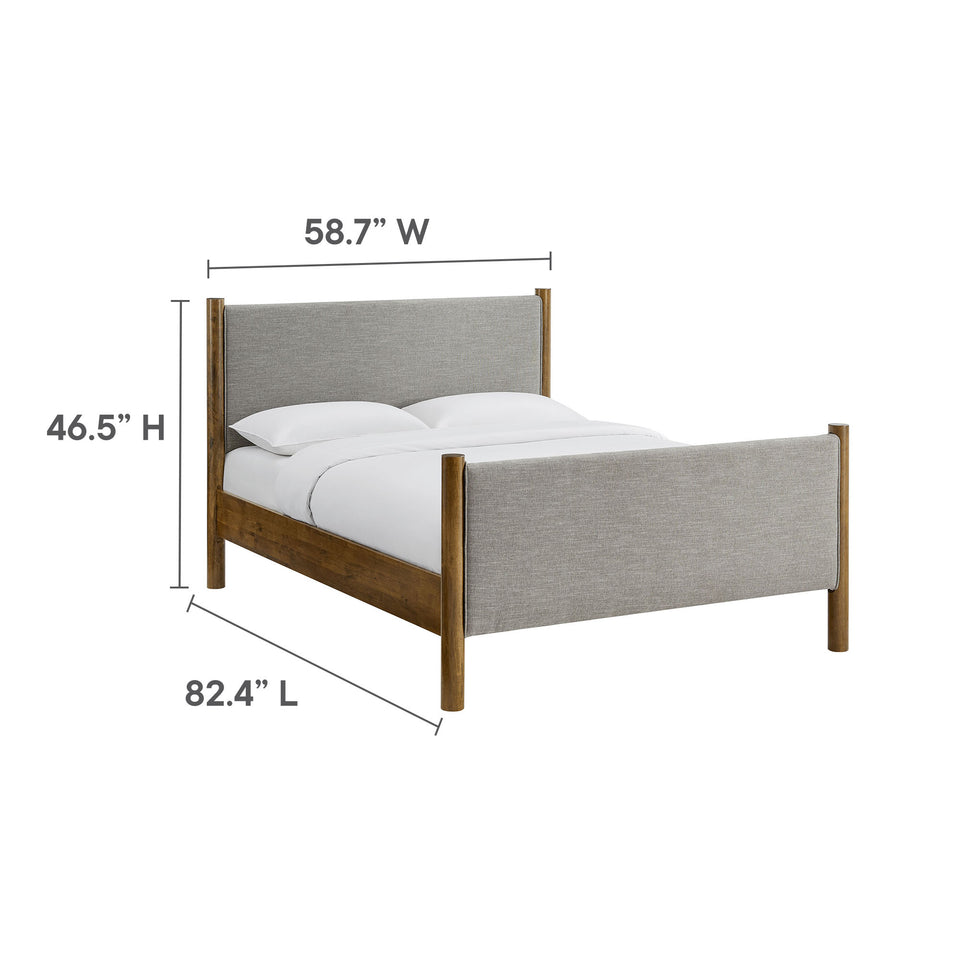 Maven Full Size Fabric Upholstered Platform Bed by Modway