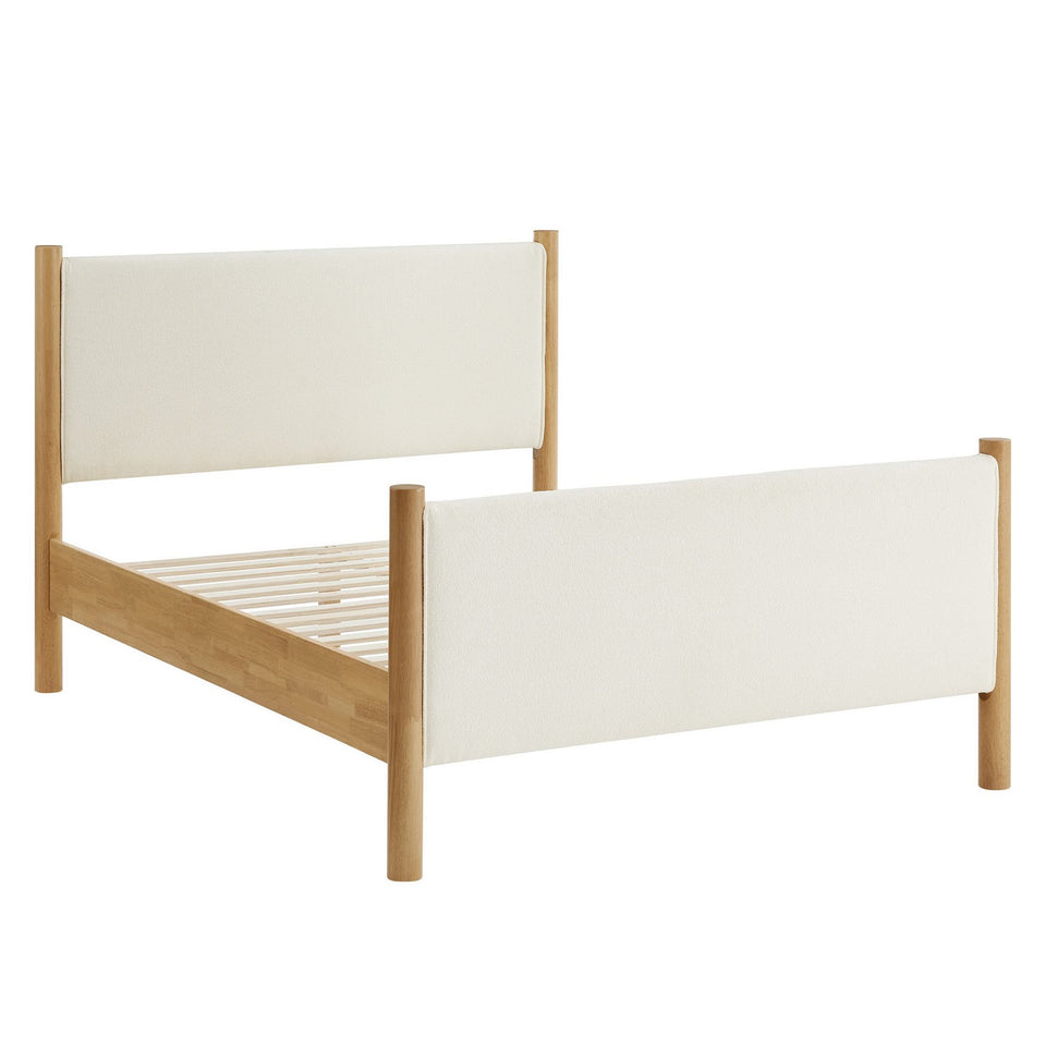 Maven Full Size Boucle Upholstered Platform Bed by Modway