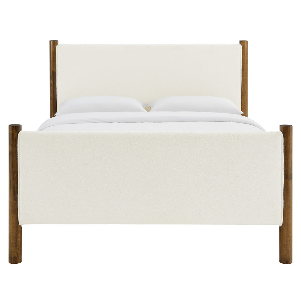 Maven Full Size Boucle Upholstered Platform Bed by Modway