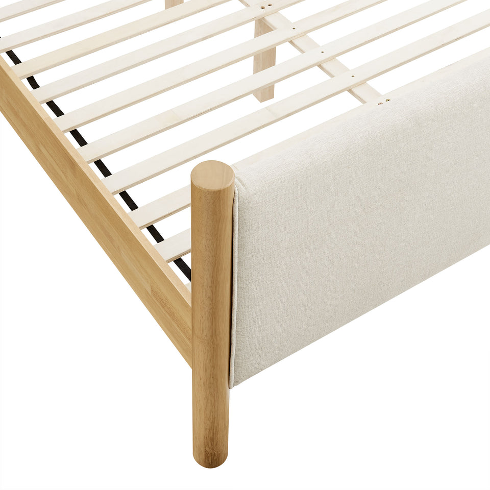 Maven Queen Size Fabric Upholstered Platform Bed by Modway