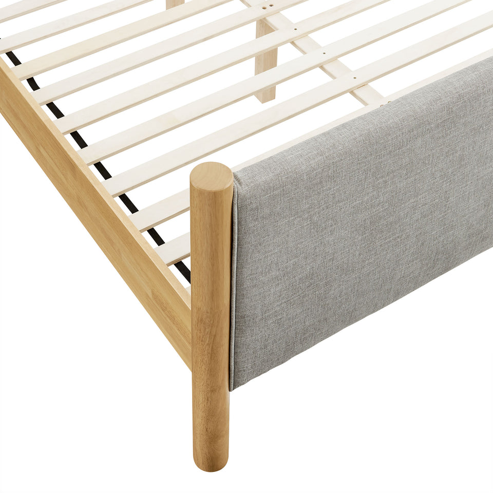 Maven Queen Size Fabric Upholstered Platform Bed by Modway