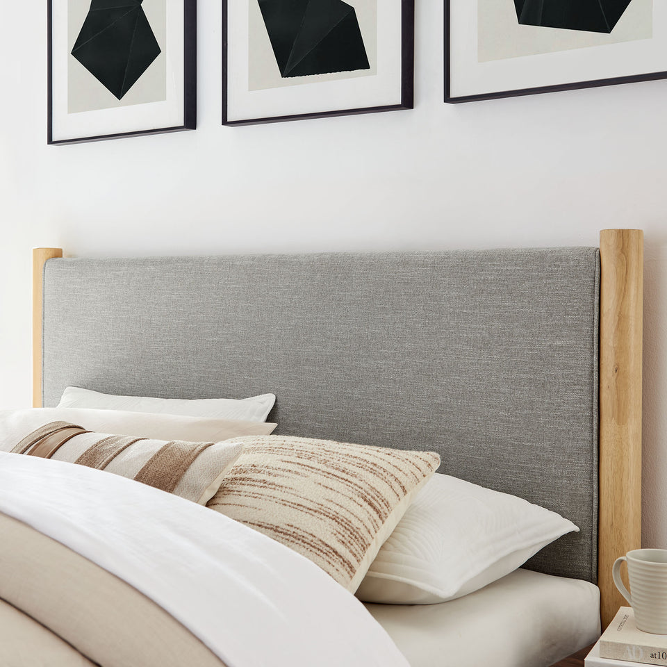Maven Queen Size Fabric Upholstered Platform Bed by Modway