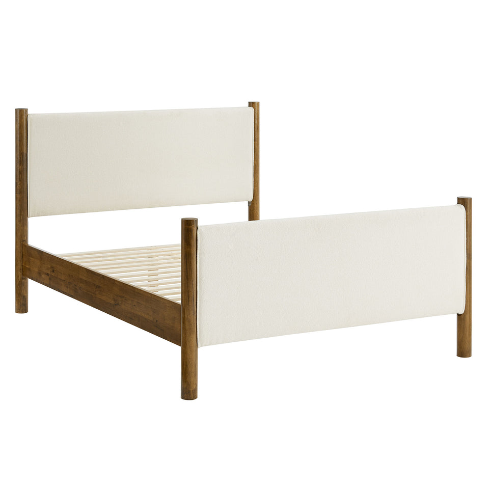 Maven Queen Size Boucle Upholstered Platform Bed by Modway