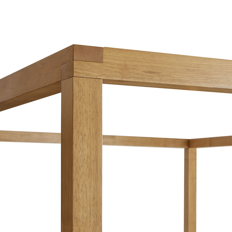 Alva Queen Wood Canopy Platform Bed by Modway