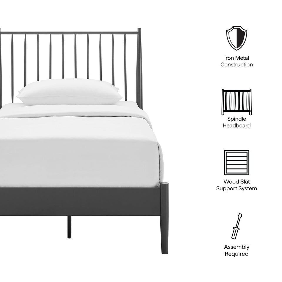 Adair Metal Spindle Platform Bed by Modway
