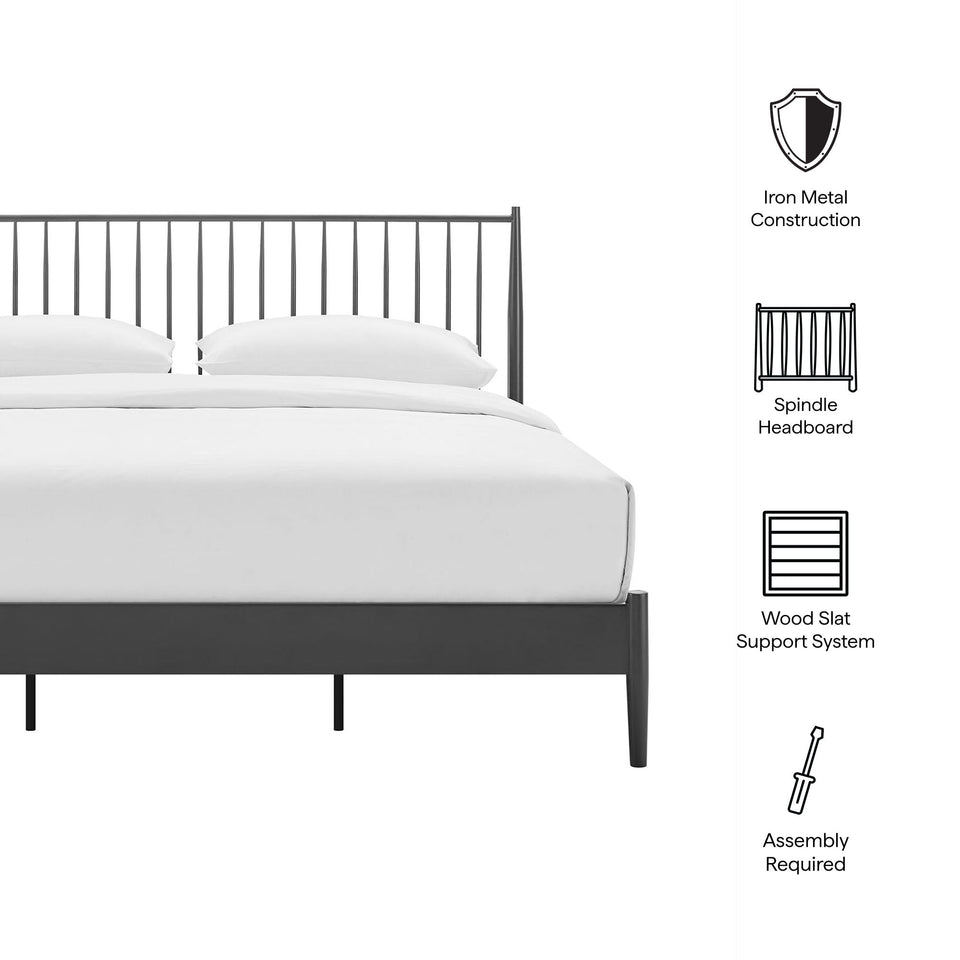 Adair Metal Spindle Platform Bed by Modway