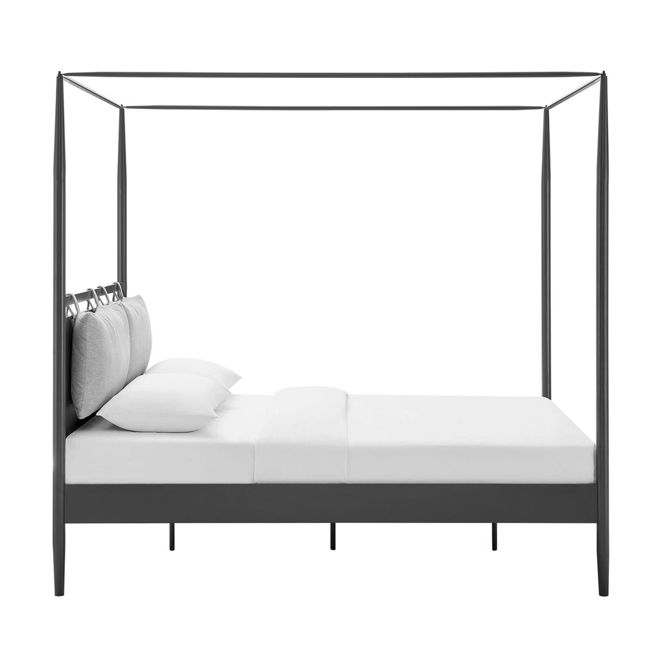 Marlowe 4-Poster Canopy Metal Platform Bed by Modway