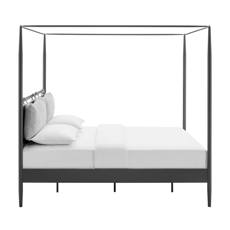Marlowe 4-Poster Canopy Metal Platform Bed by Modway