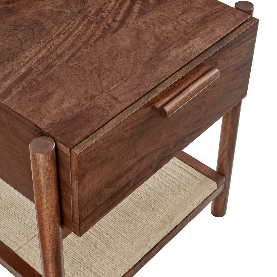 Oswin 1-Drawer Wood Nightstand by Modway