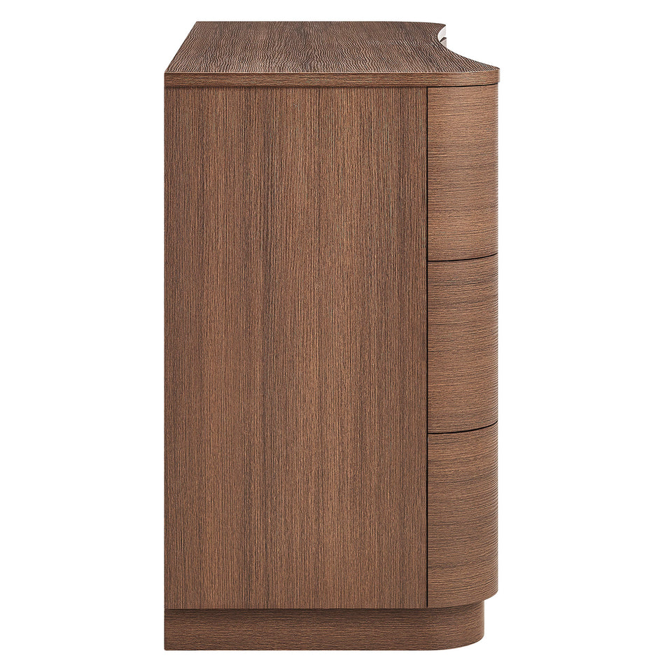 Mirae 6-Drawer Curved Dresser by Modway