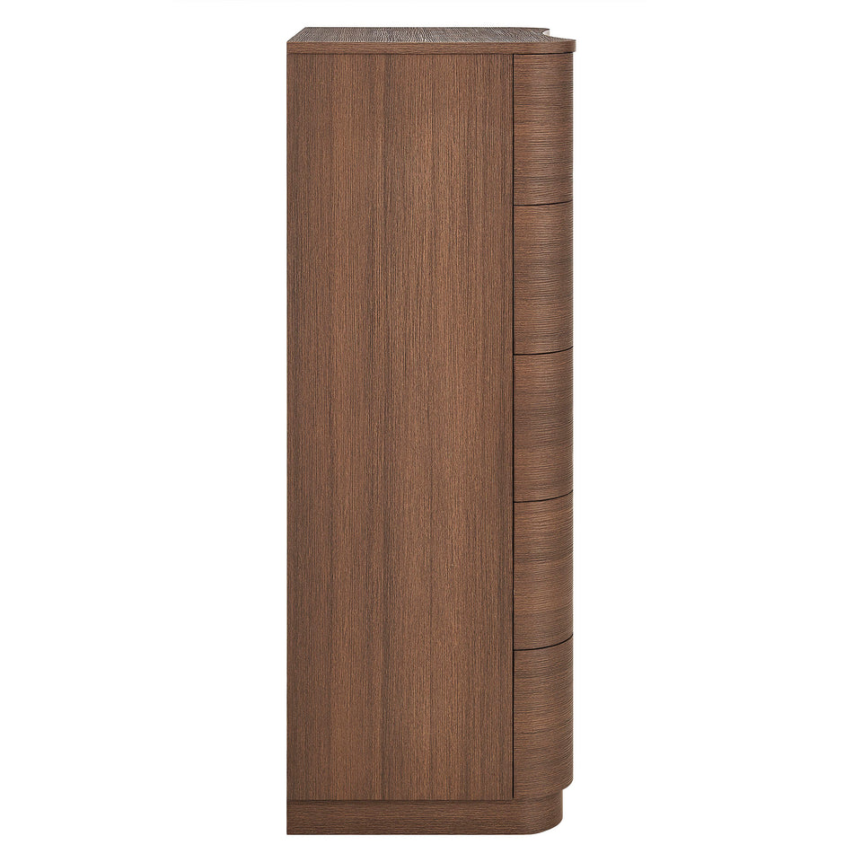 Mirae 5-Drawer Curved Dresser Chest of Drawers by Modway
