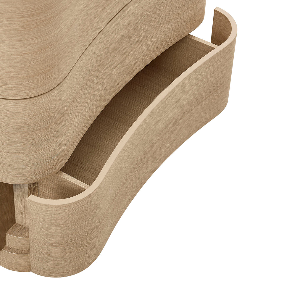 Mirae 5-Drawer Curved Dresser Chest of Drawers by Modway