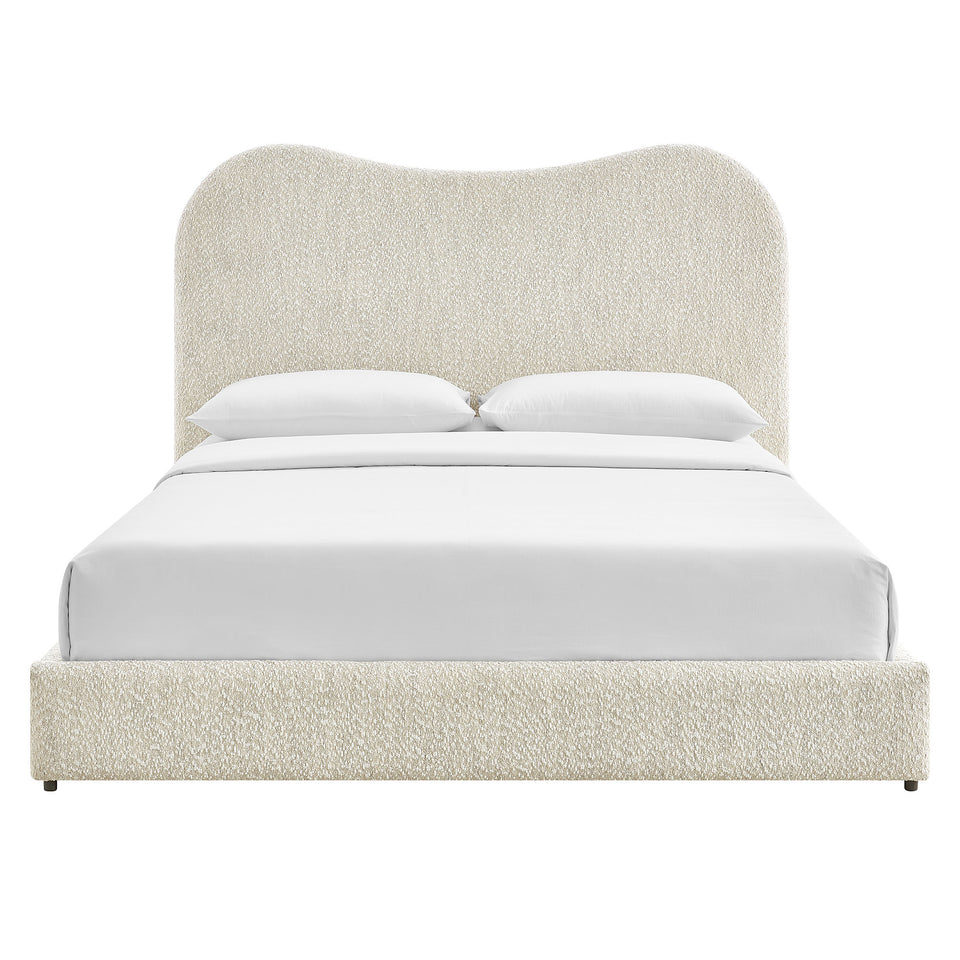 Seluna Boucle Queen Platform Bed by Modway