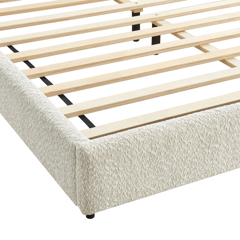 Seluna Boucle Queen Platform Bed by Modway