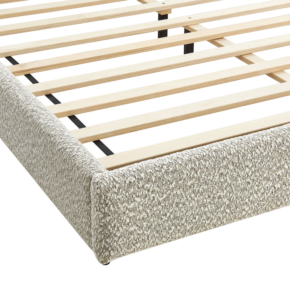 Seluna Boucle Queen Platform Bed by Modway