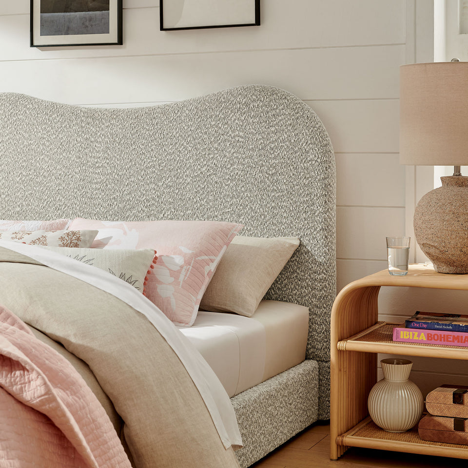 Seluna Boucle Queen Platform Bed by Modway