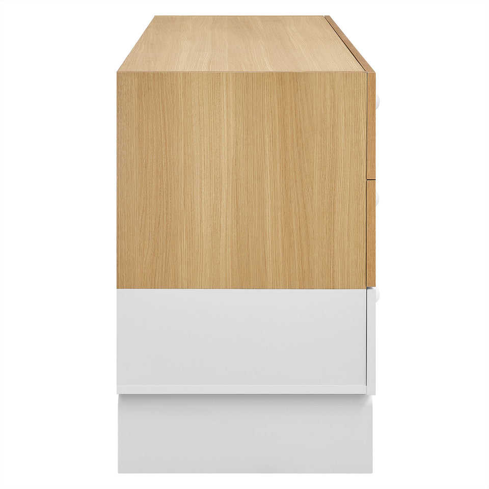 Nolia 6-Drawer Color Block Dresser by Modway