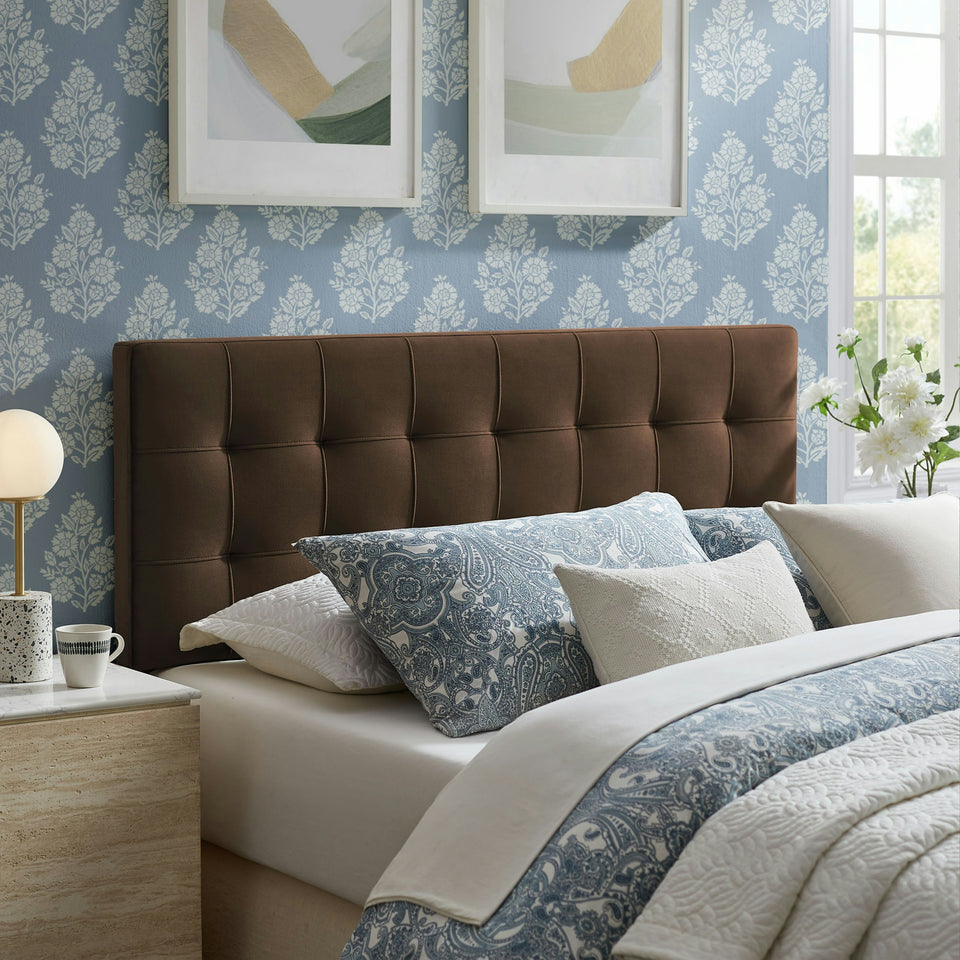 Lily Stain-Resistant Performance Velvet Full Size Headboard by Modway