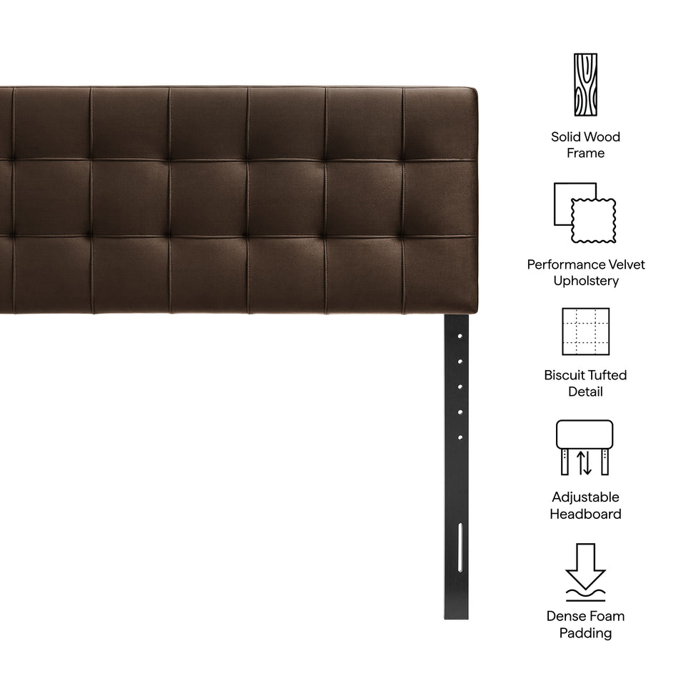 Lily Stain-Resistant Performance Velvet Full Size Headboard by Modway