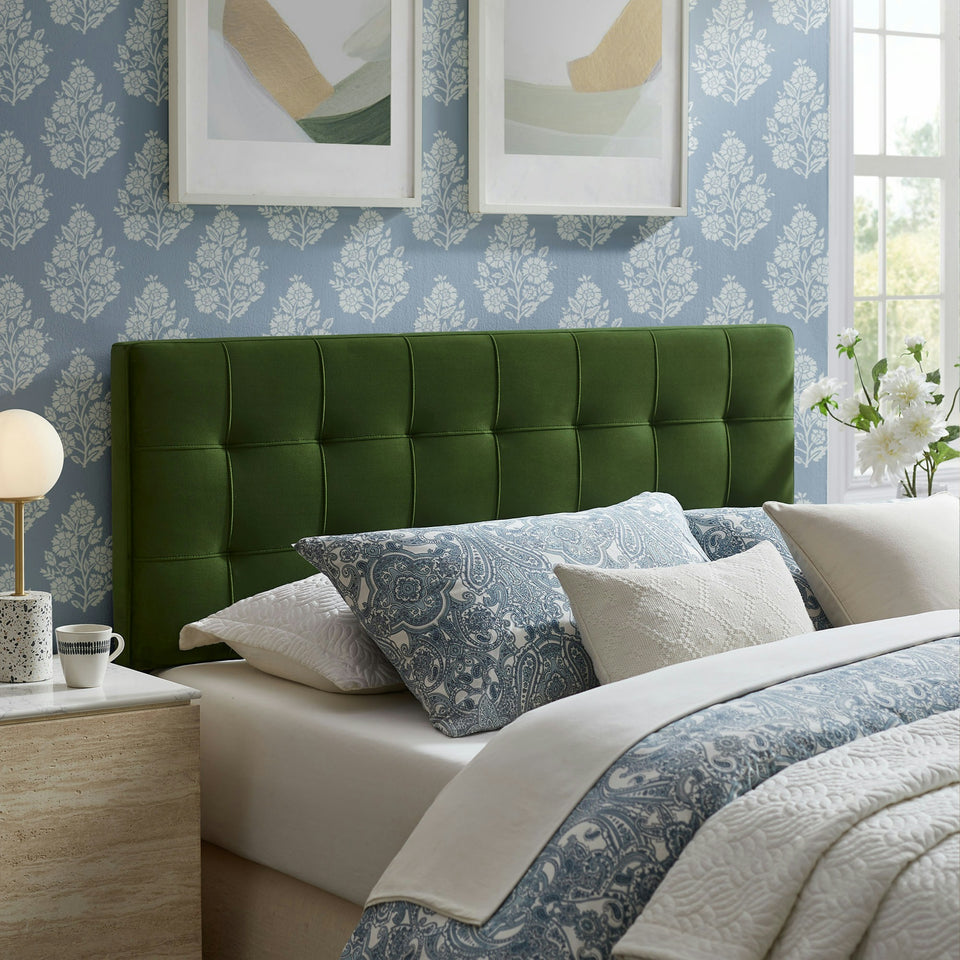Lily Stain-Resistant Performance Velvet Full Size Headboard by Modway