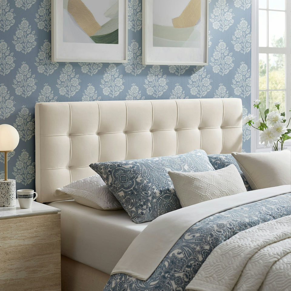 Lily Stain-Resistant Performance Velvet Queen Size Headboard by Modway