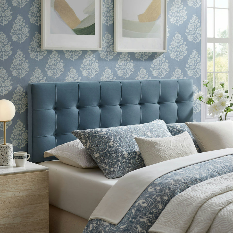 Lily Stain-Resistant Performance Velvet Queen Size Headboard by Modway