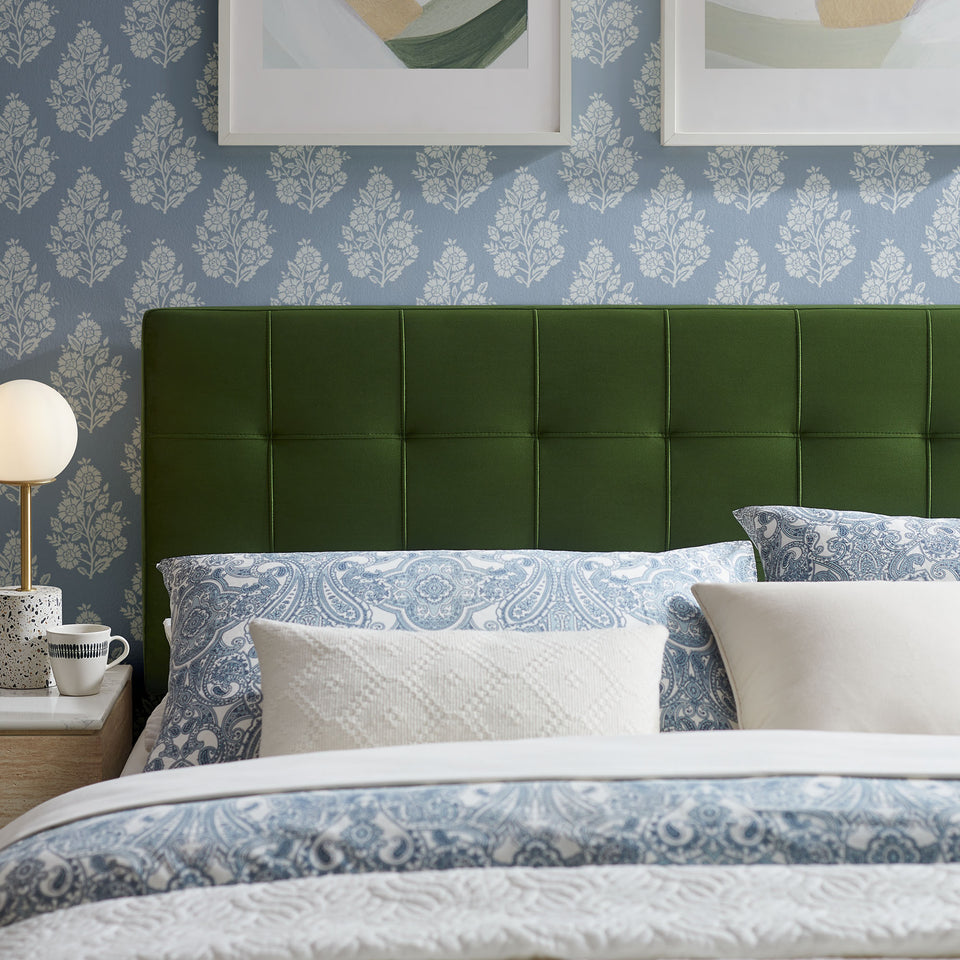 Lily Stain-Resistant Performance Velvet Queen Size Headboard by Modway