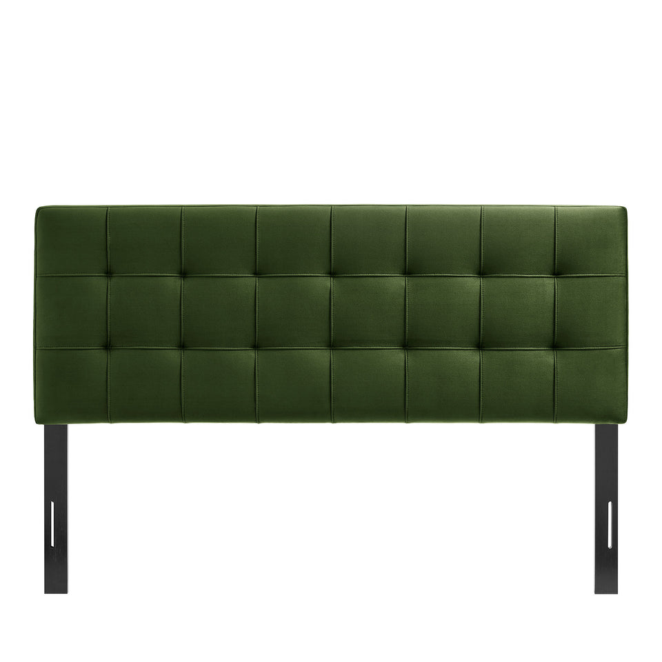 Lily Stain-Resistant Performance Velvet King Size Headboard by Modway