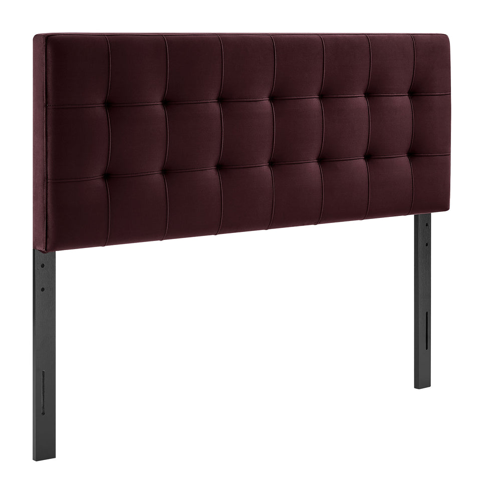 Lily Stain-Resistant Performance Velvet King Size Headboard by Modway