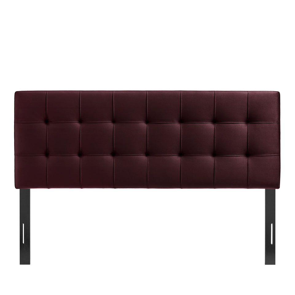 Lily Stain-Resistant Performance Velvet King Size Headboard by Modway