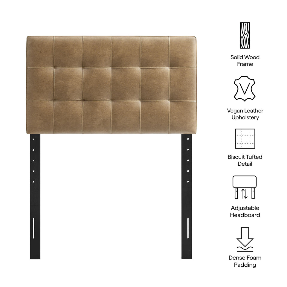 Lily Vegan Leather Twin Size Headboard by Modway